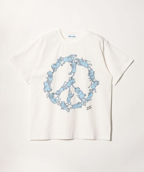 ＜SOJIE × WOKE EDGE × monkey time＞ピース Tシャツ