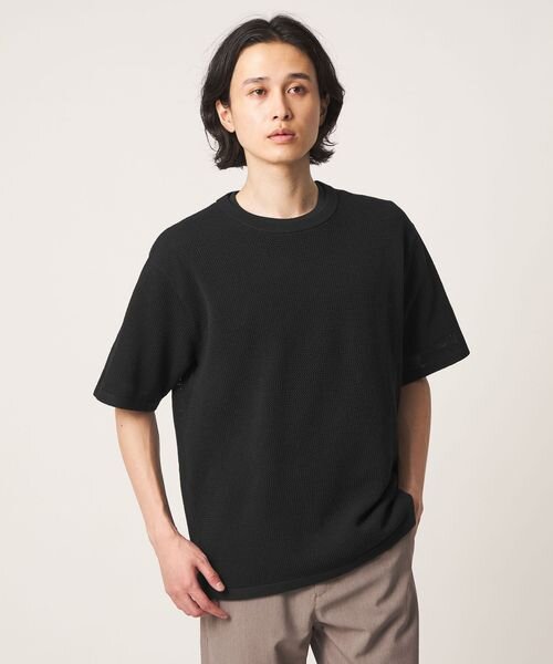 ハイツイスト メッシュ レイヤード カットソー―ウォッシャブル―＜A DAY IN THE LIFE＞