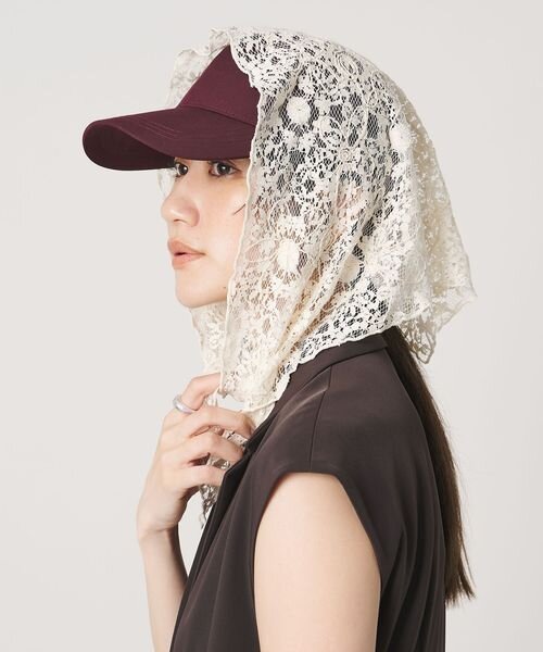 【別注】＜TRESSE＞レーススカーフ＆キャップ