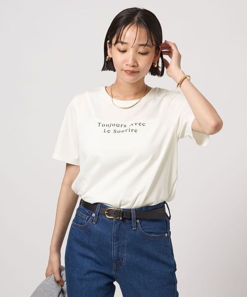 ロゴ ショートスリーブ カットソー