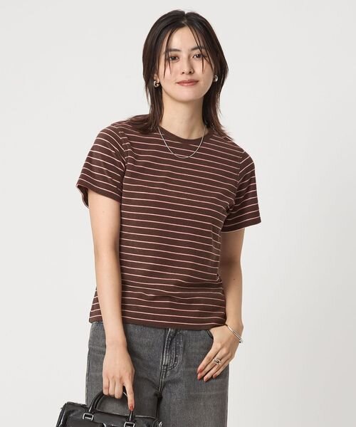 パイル ボーダー Tシャツ