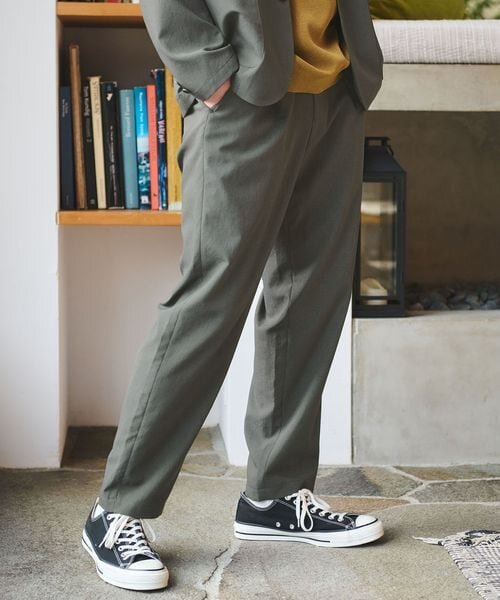 Dot Air ワンプリーツ ユーティリティ パンツ 