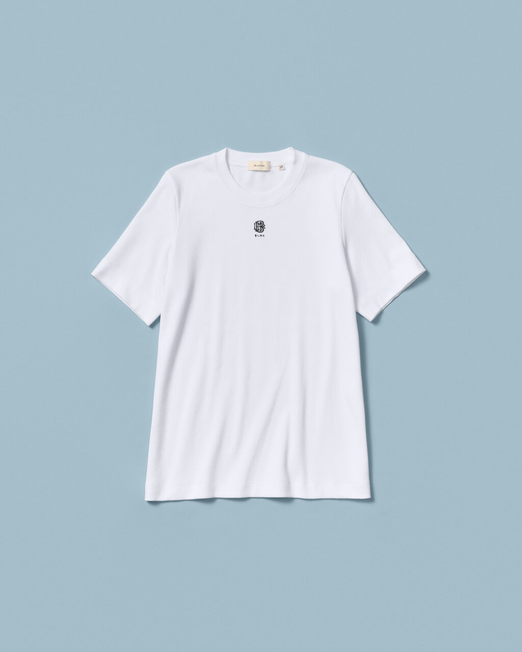 BLMK 刺繍リブTシャツ