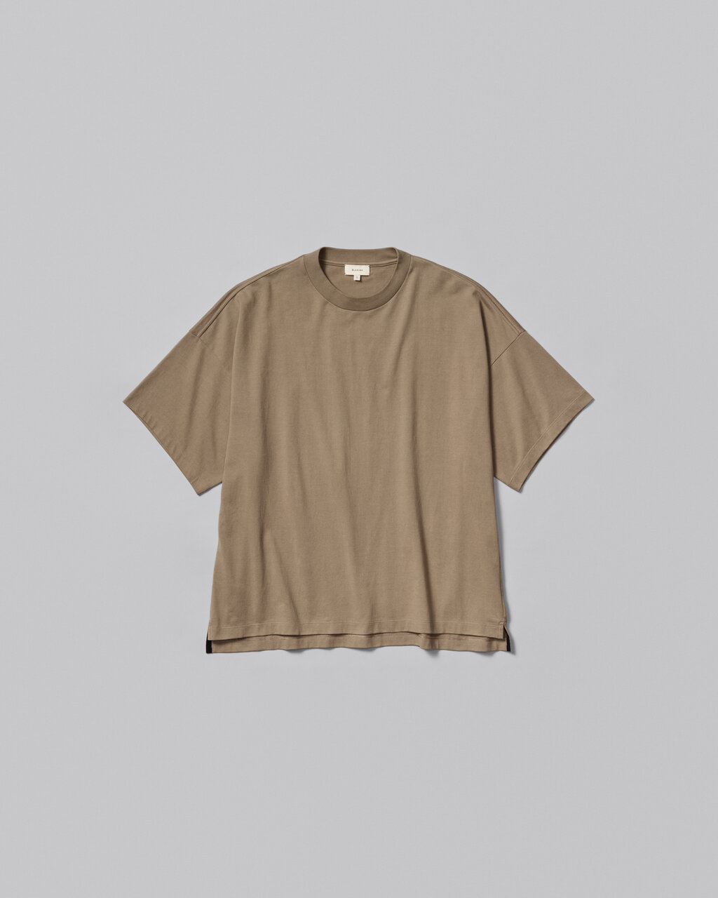 BLMK クルーネックオーバーTシャツ（MD.BROWN）