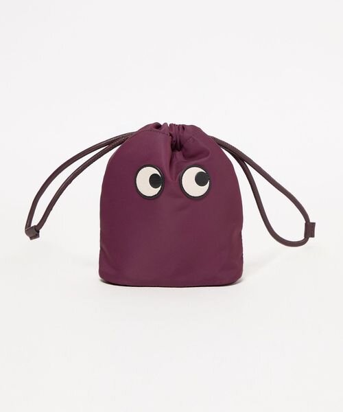 【一部別注】＜ANYA HINDMARCH＞EYES ドローストリング ポーチ