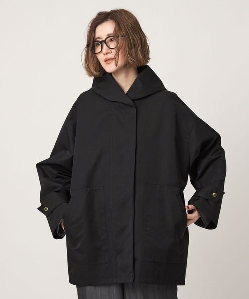 ＜conte＞フーデッド ショートコート