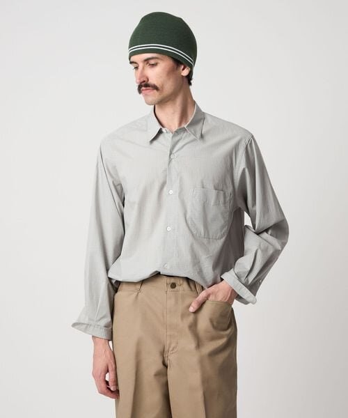 ＜Steven Alan＞ 60 コンパクトヤーン チェック レギュラーカラー シャツ NARROW
