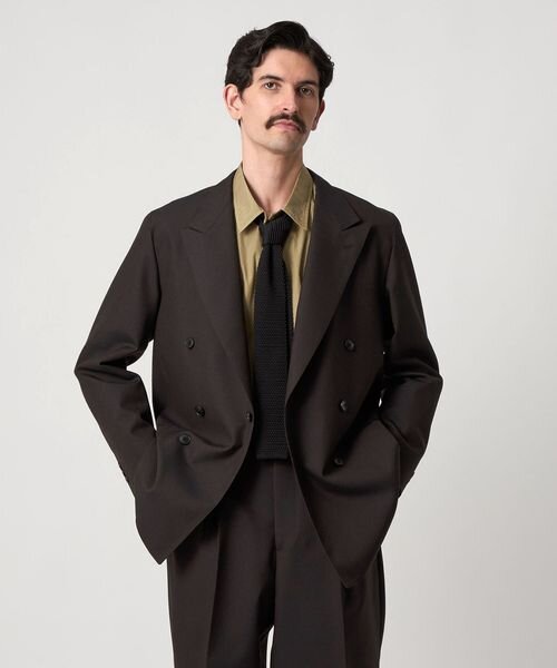 ＜Steven Alan＞ ウール オックスフォード ダブルブレステッド 6B ジャケット