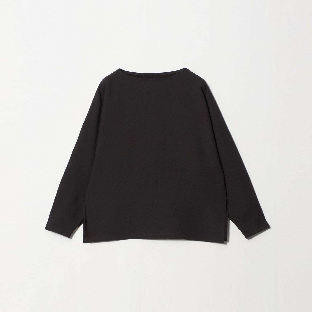 ＋10 DLMN L/SL BOAT BROWN/ボートネックTシャツ