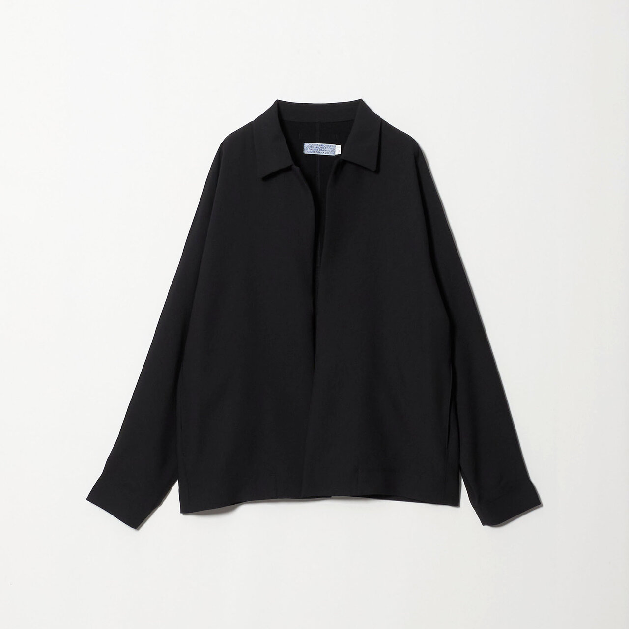 ＋10 D/SL SHIRT BLACK/シャツ