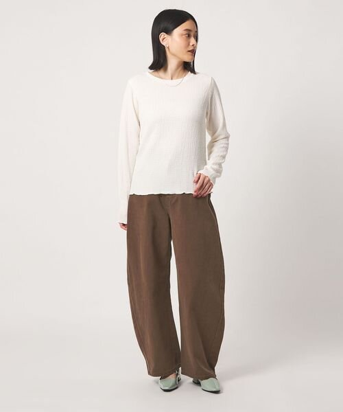 デニム カーブパンツ