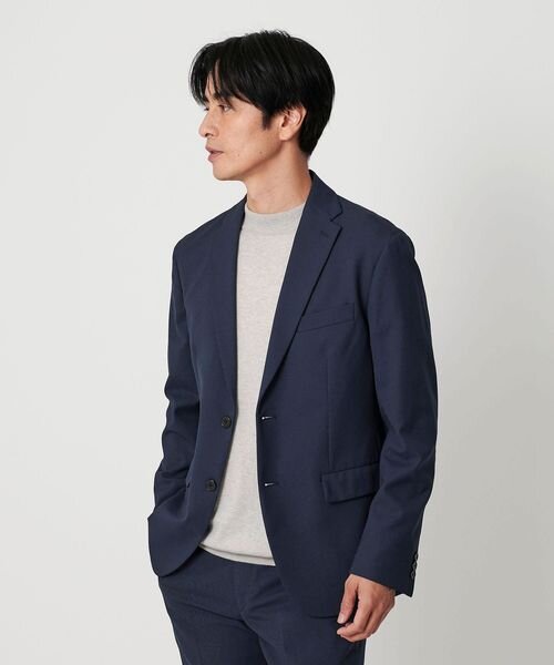 ピンヘッド ポリエステル 2B ジャケット セットアップ対応可能