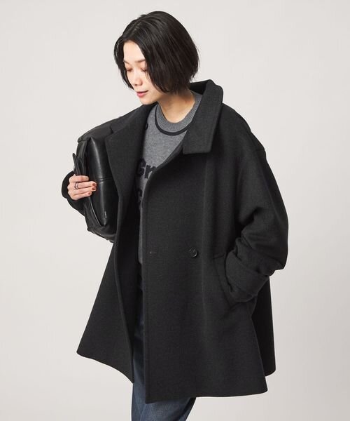 size SHORT/TALLあり］＜1_OF MINE＞スタンドカラー コート