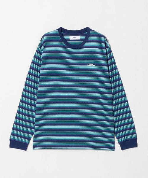＜NICE WEATHER＞マルチボーダー ロングスリーブ Tシャツ