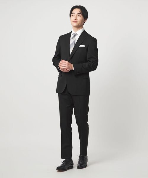 MODERATION SUIT 2B HC/BW― モデレーション スーツ ジャケット ＆ パンツ 上下セット 裾仕上げ済 ―ストレッチ―
