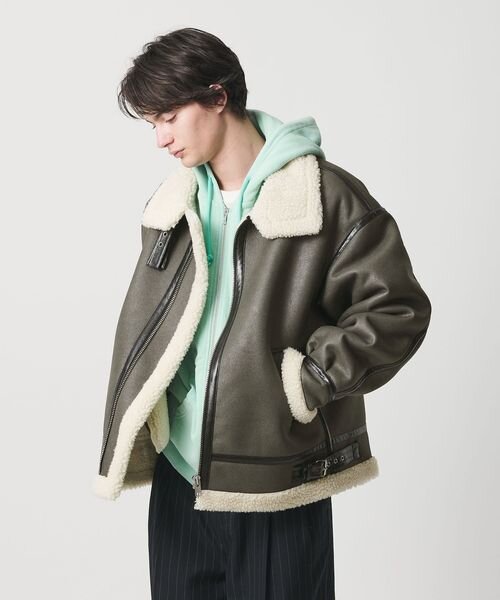 ムートンライク B―3 ジャケット